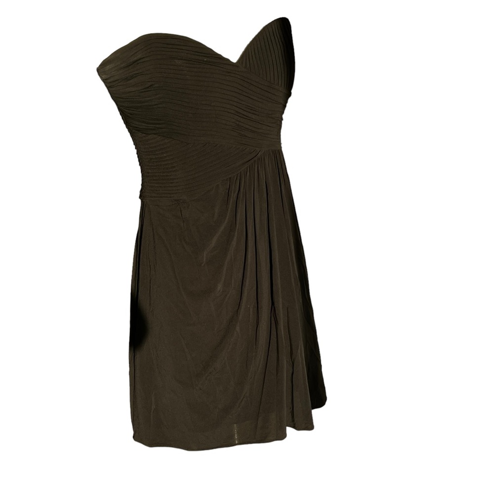 BCBG MAXAZRIA Strapless, pleated Bodice mini dress women’s size 8